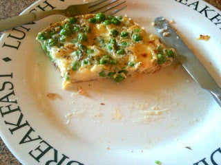 Recipe | Pea and Mint Omelette