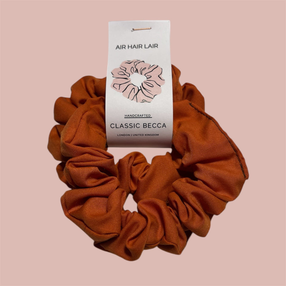 XL Scrunchies - Two Orange Rust - Scrunchies