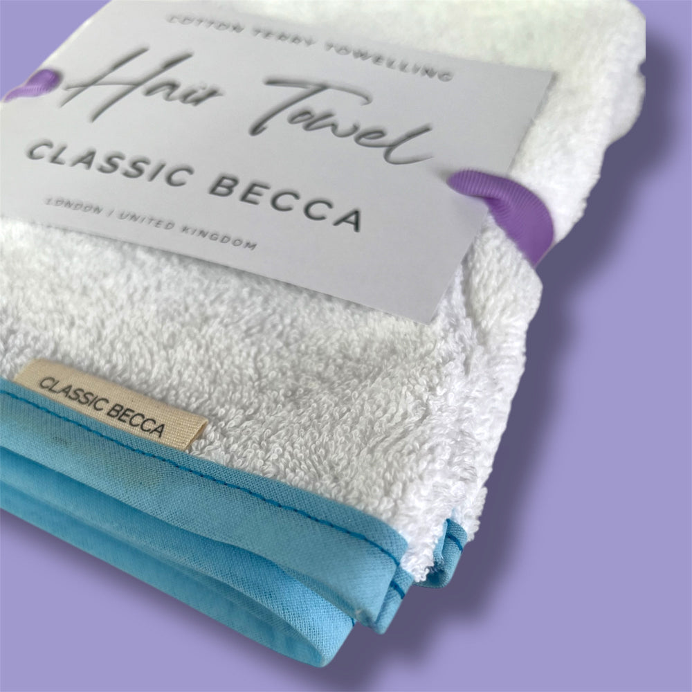 Terry Towelling Hair Towel Turban - Hair Towel