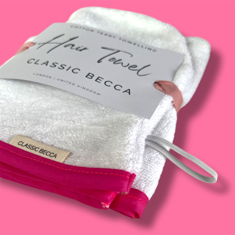 Terry Towelling Hair Towel Turban - Hair Towel