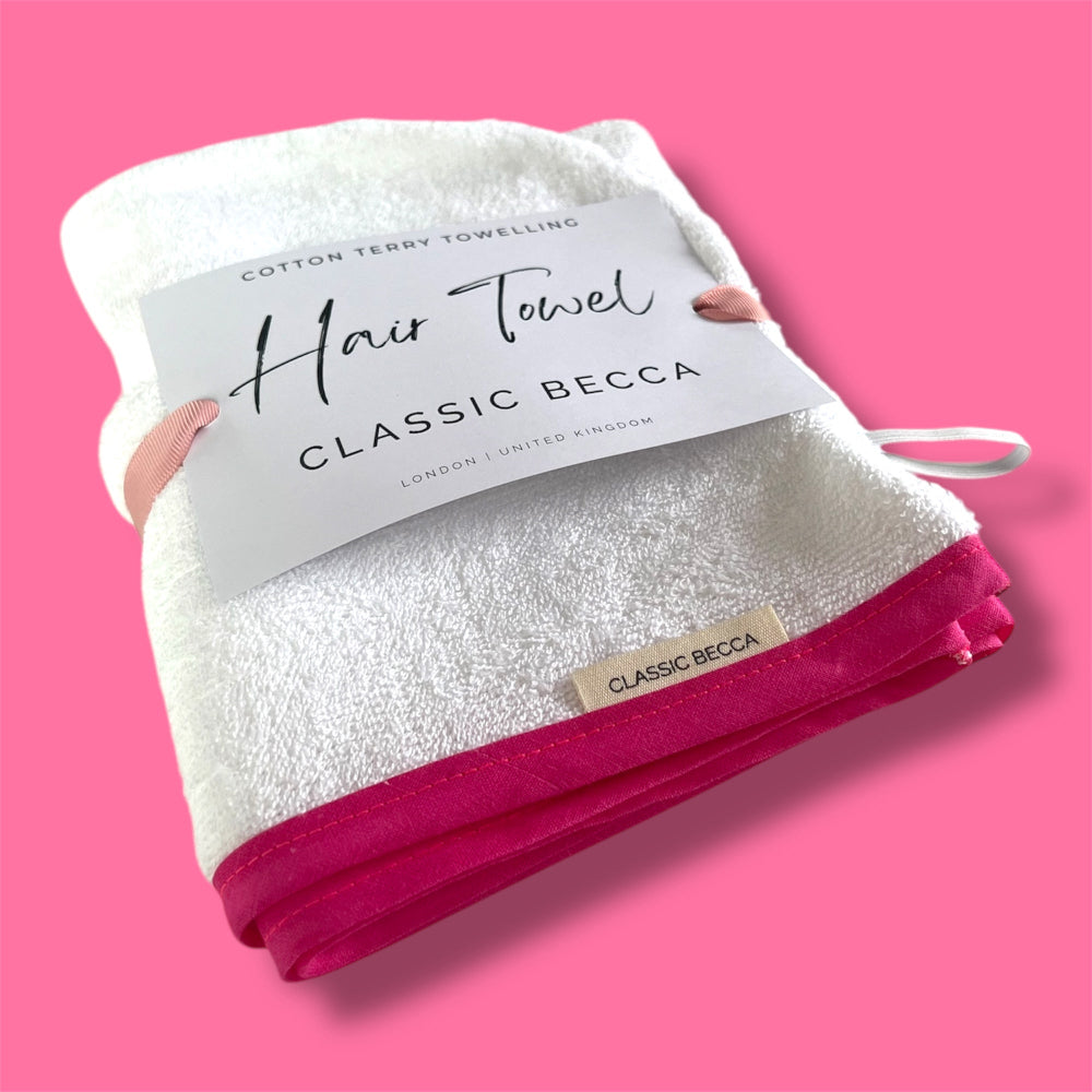 Terry Towelling Hair Towel Turban - Hair Towel