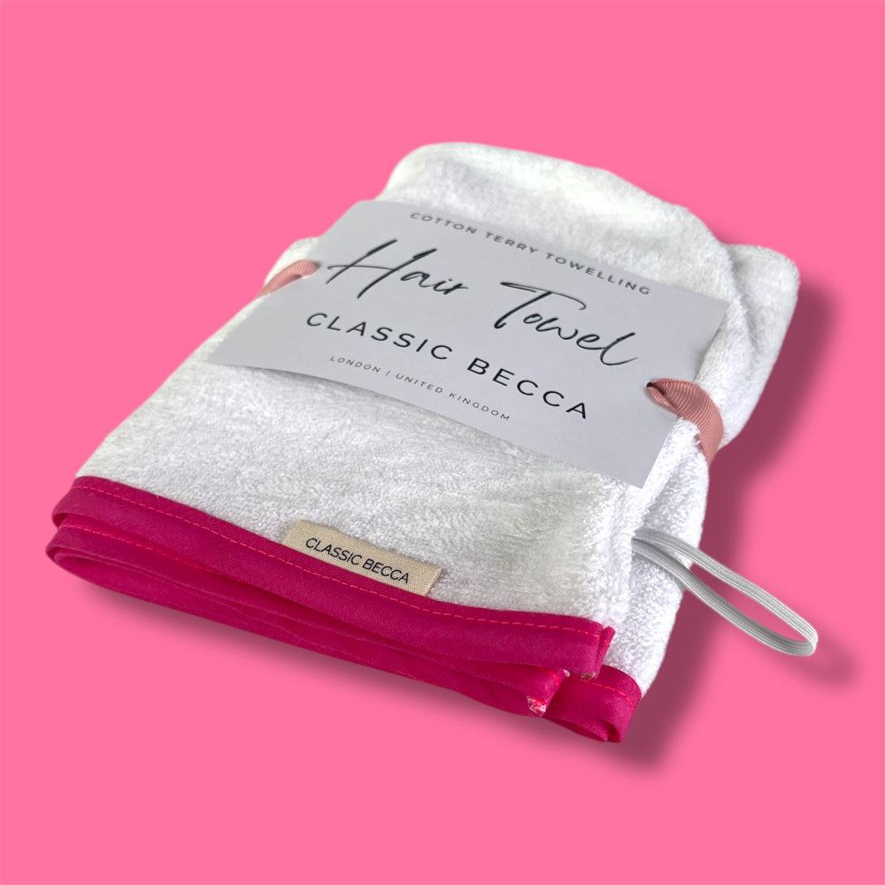 Terry Towelling Hair Towel Turban - Hair Towel