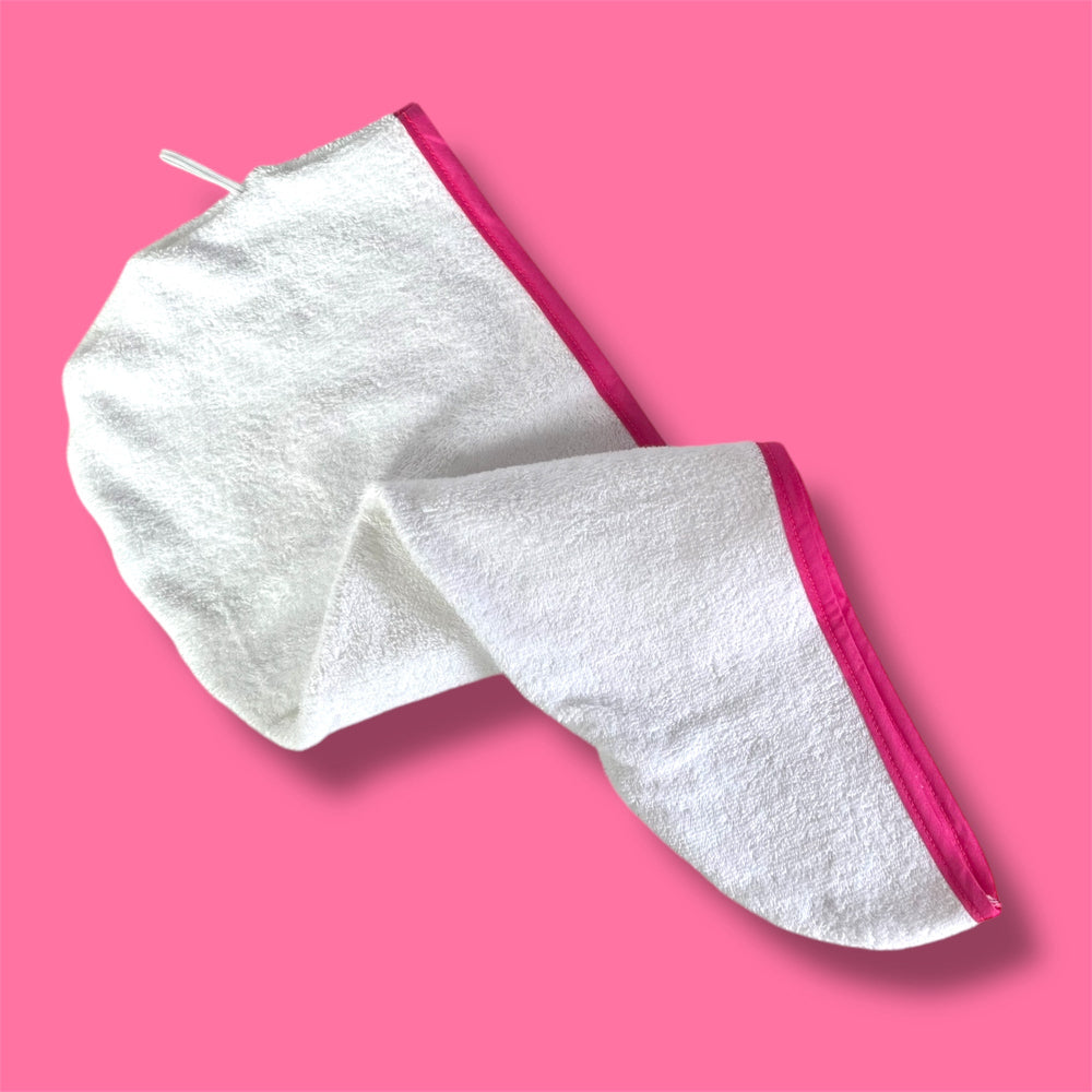 Terry Towelling Hair Towel Turban - Hair Towel