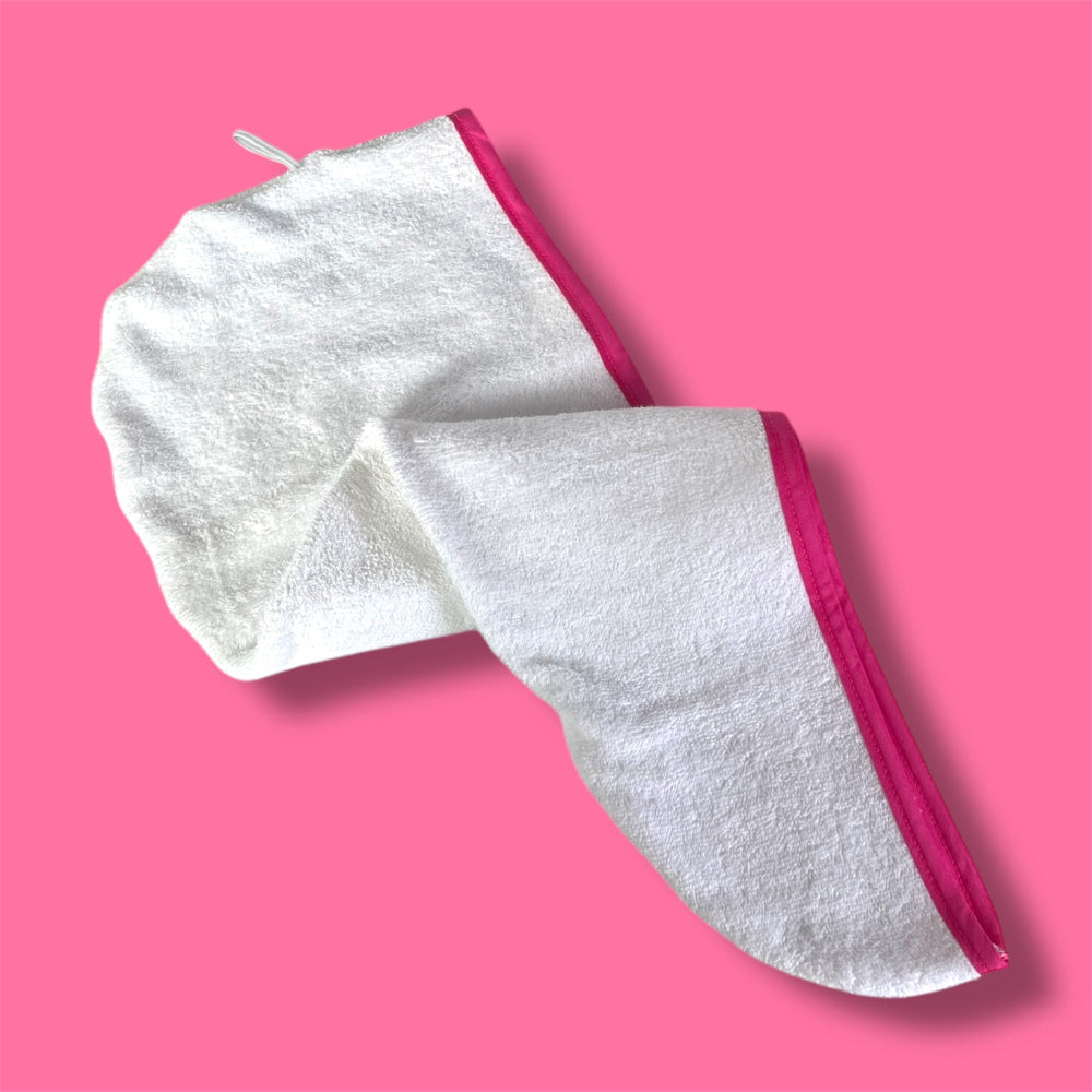 Terry Towelling Hair Towel Turban - Hair Towel