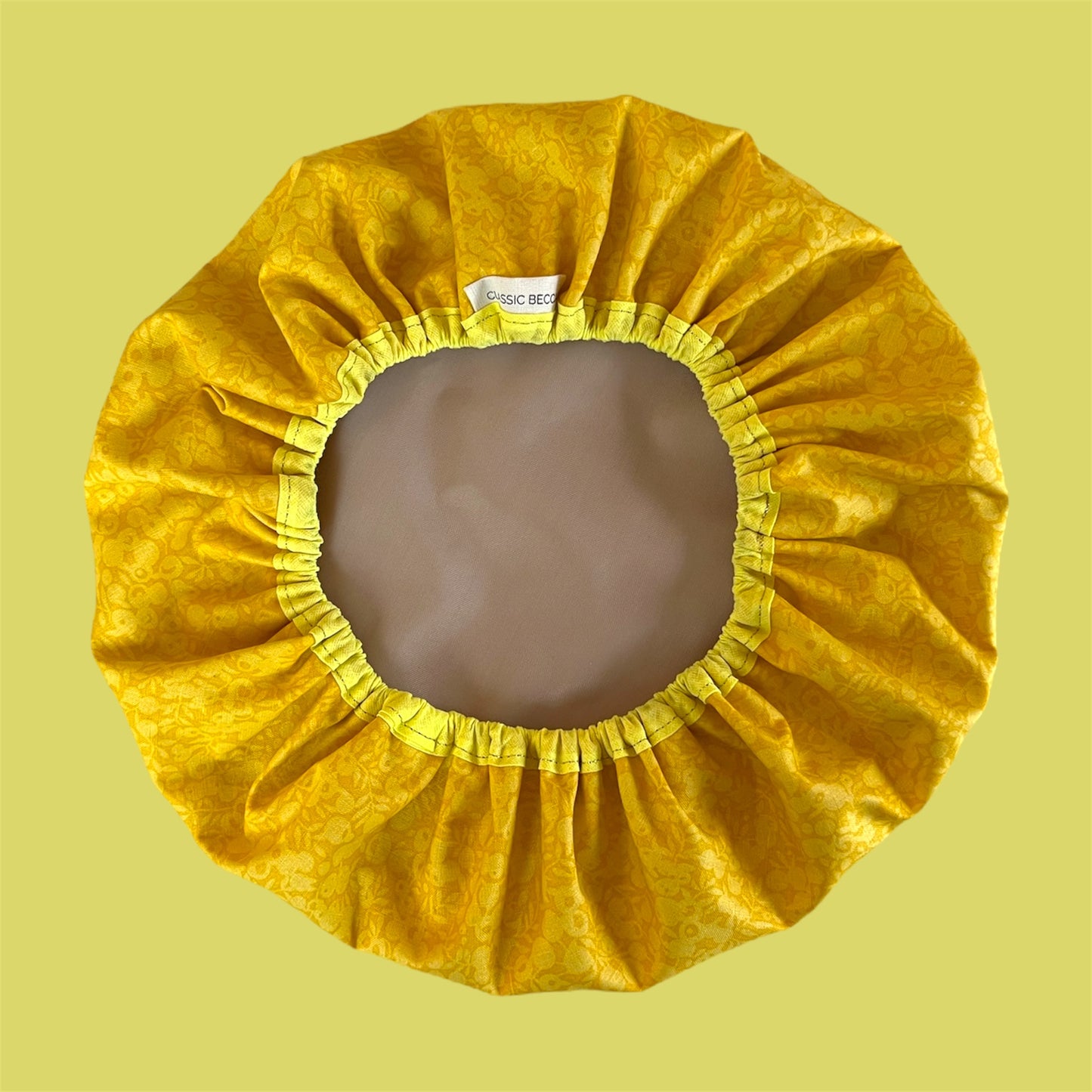 Luxury Liberty of London Wiltshire Shadow Yellow Shower Cap - Shower Cap