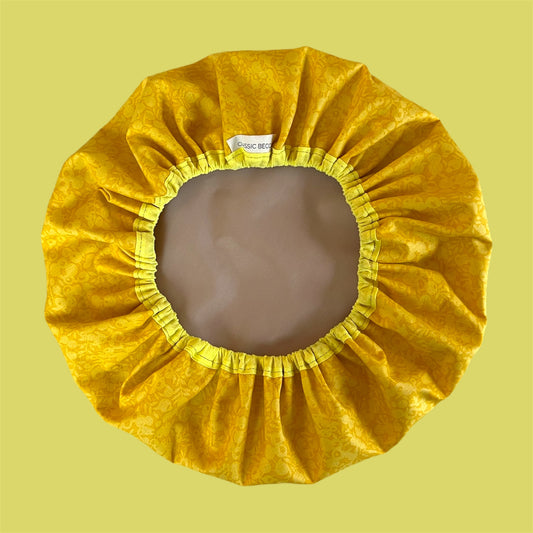 Luxury Liberty of London Wiltshire Shadow Yellow Shower Cap - Shower Cap