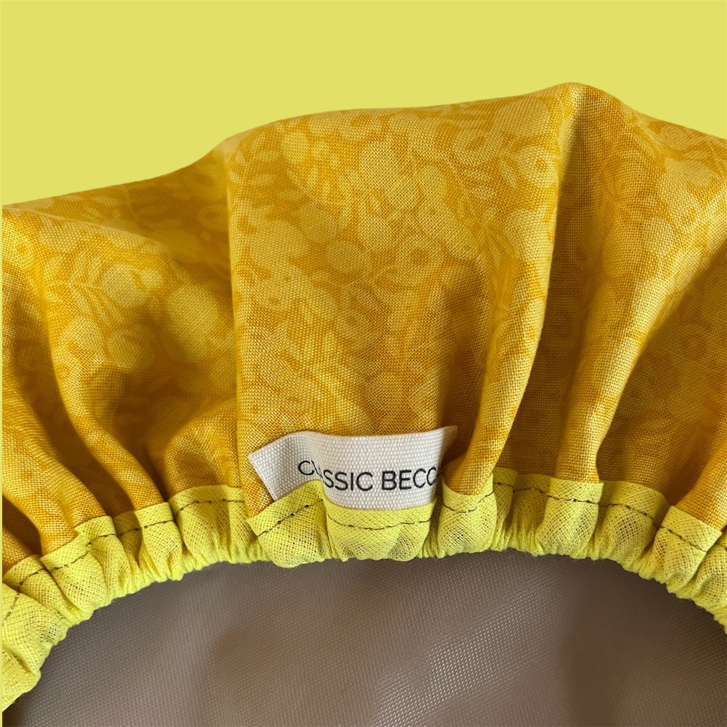 Luxury Liberty of London Wiltshire Shadow Yellow Shower Cap - Shower Cap