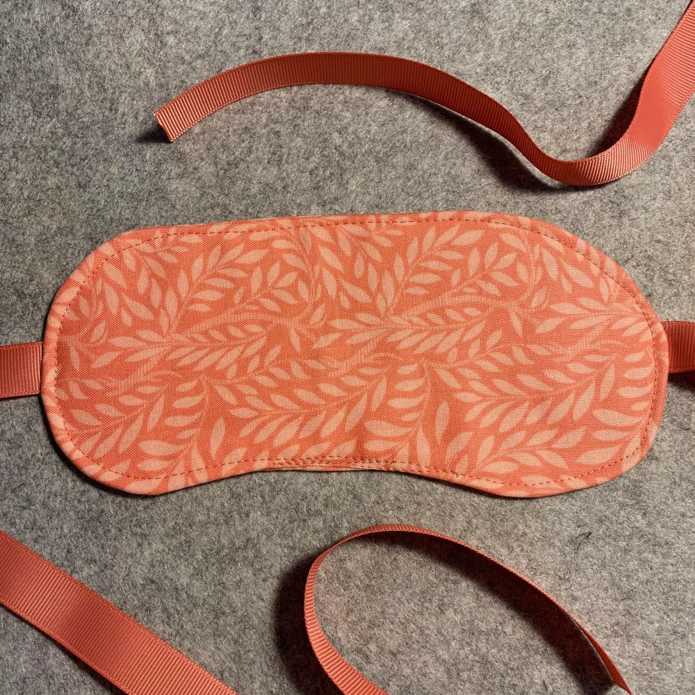 Liberty of London Fabric Sleeping Masks | Eye Mask | Bedroom | Various Patterns - Peach Fern - Eye Mask
