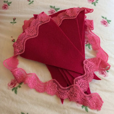 Tutorial | Felt & Lace Bunting