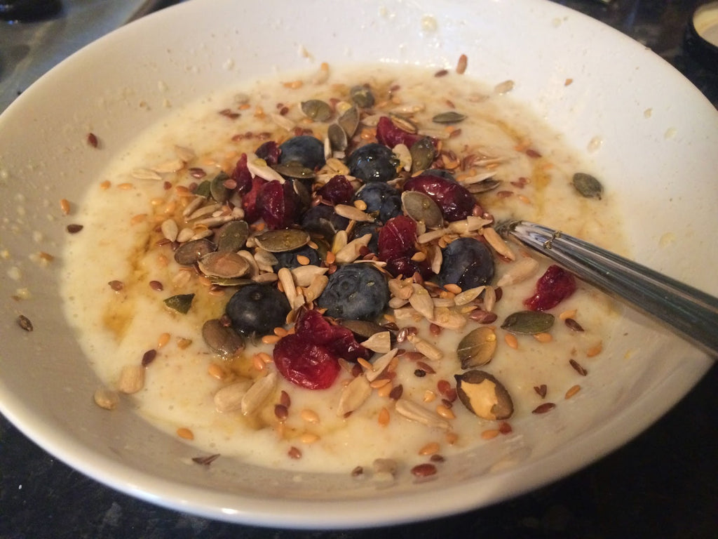 Recipe | Autumnal Blueberry & Mixed Seed Porridge