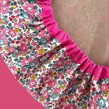Shower Cap | Luxury Pink Liberty of London Tana Lawn Fabric