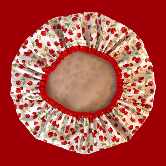 Shower Cap | Strawberries and Cream