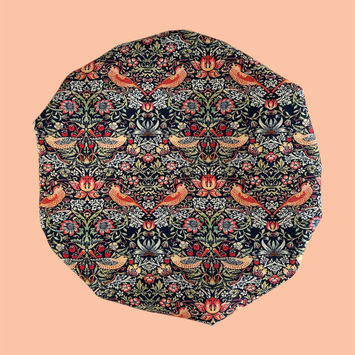 Shower Cap | William Morris Strawberry Thief in Navy