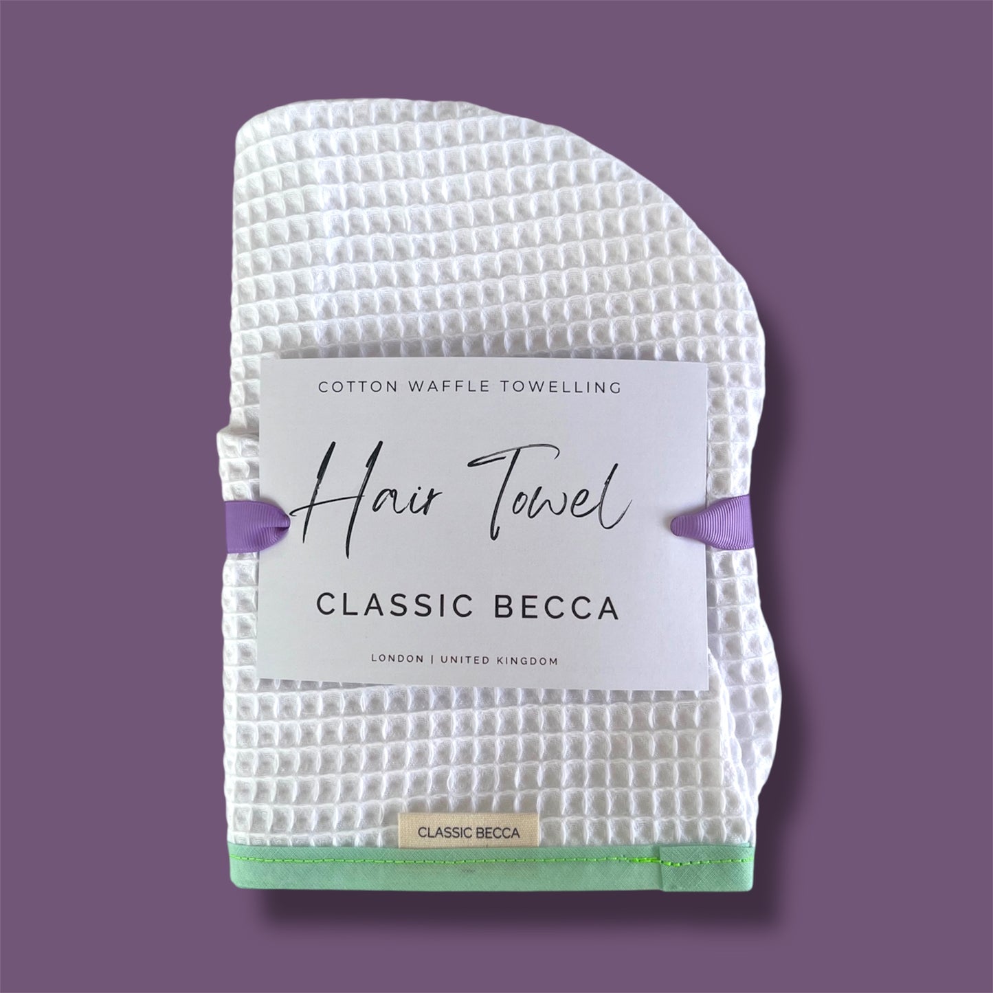 Waffle Fabric Hair Towel Turban - Hair Towel