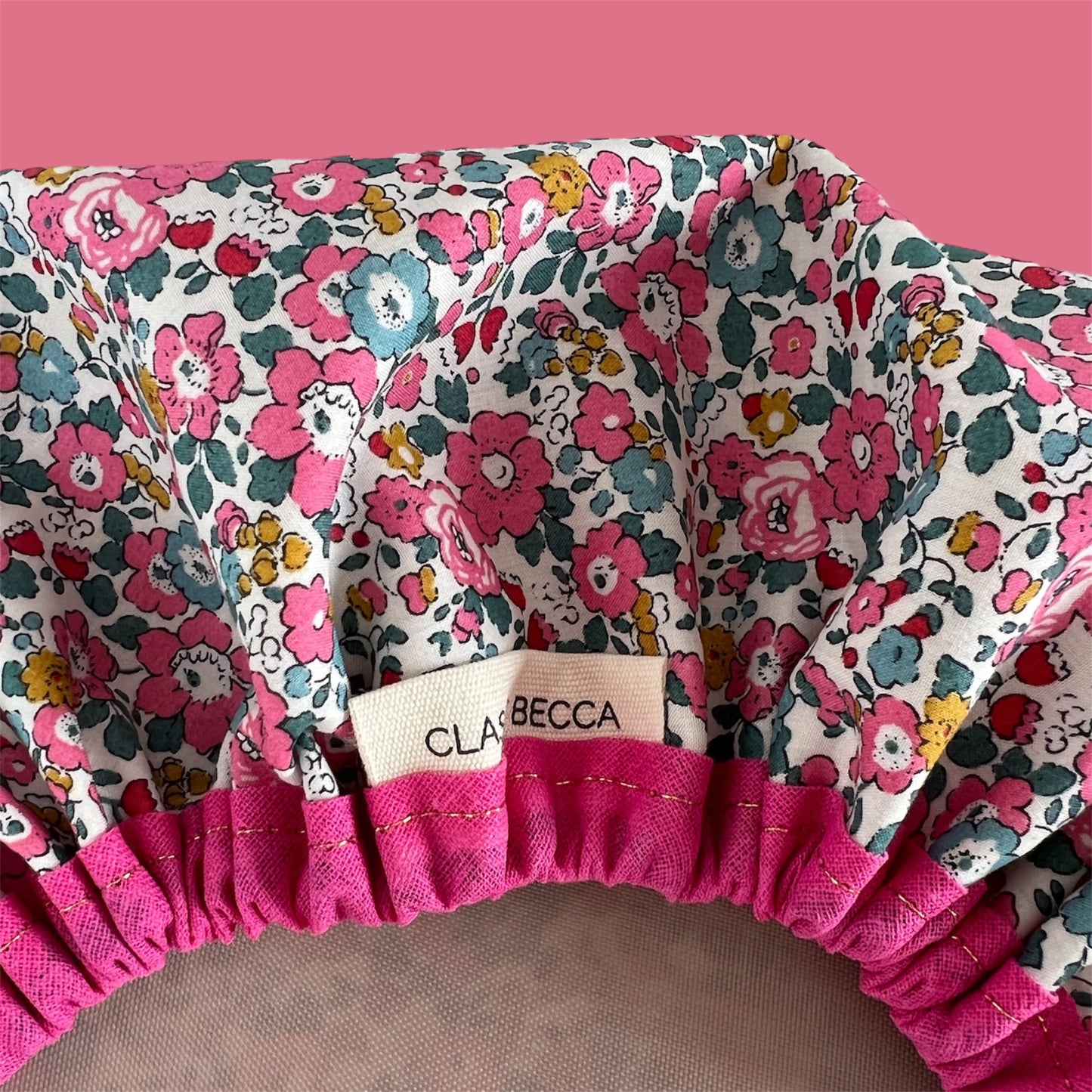 Shower Cap | Luxury Pink Liberty of London Tana Lawn Fabric
