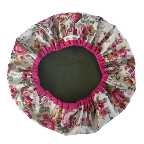 Shower Cap | Cabbage Rose Fabric