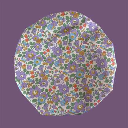 Shower Cap | Liberty of London Tana Lawn Betsy Fabric | Lilac