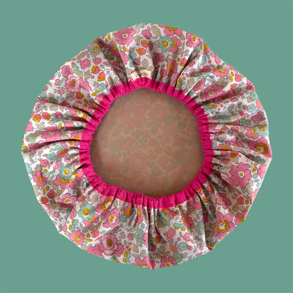 Shower Cap | Liberty of London Tana Lawn Betsy Fabric | Pink