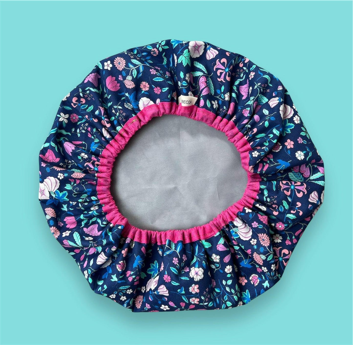 Luxury Cotton Liberty of London Floral Shower Cap.